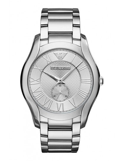 Emporio Armani Dress Quartz Silver Dial Silver Steel Strap Watch For Men - AR11084 - Image 2